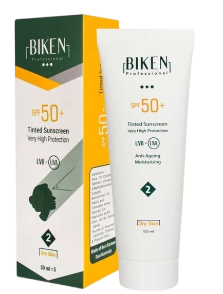 کرم ضد آفتاب رنگی بیکن مناسب پوست خشک SPF 50