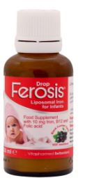 قطره Ferosis ویواکیدز حجم 30 میلی لیتر