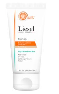 کرم ضد آفتاب رنگی لایسل مدل Sunsel با SPF 50 مناسب پوست چرب و مستعد آکنه حجم 40 میلی لیتر