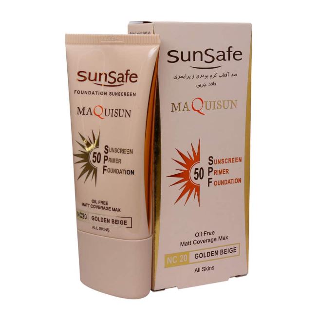 کرم پودر پرایمری SPF50 مکی سان سان سیف 40 میلی لیتر