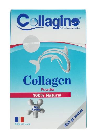 ساشه کلاژن ماهی 5 گرمی کلاژینو بسته 30 عددی 